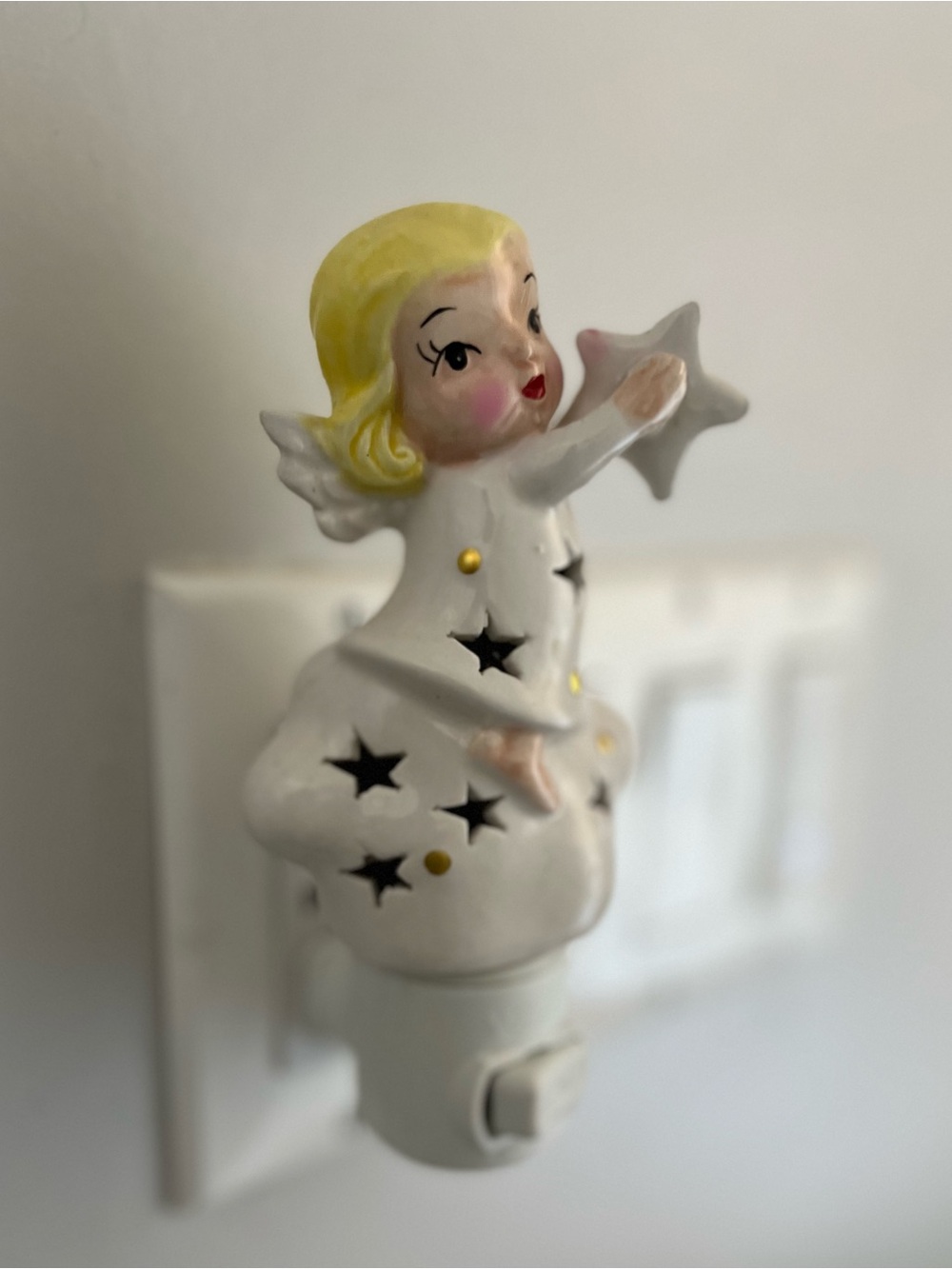 Porcelain Angel Night Light
